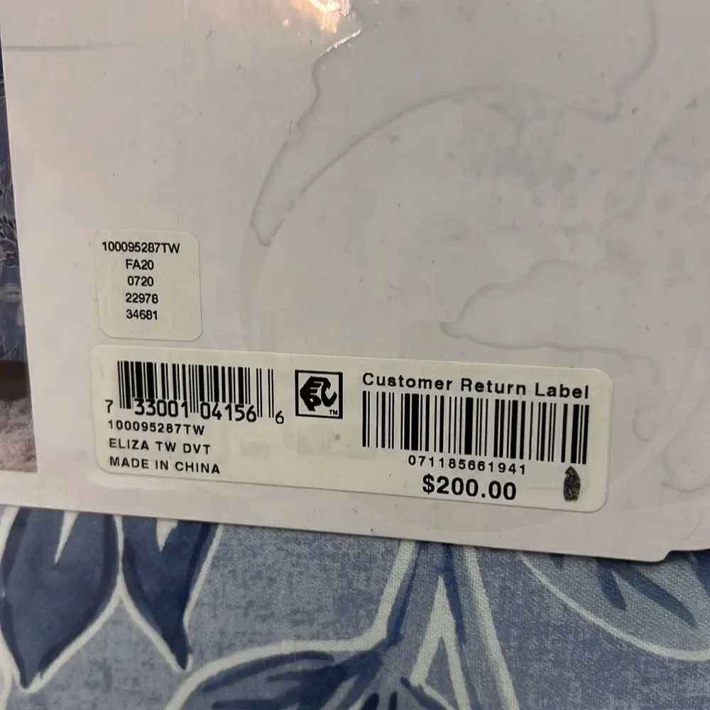 ‎SKY Eliza Duvet Cover Set Twin- 100% Exclusive